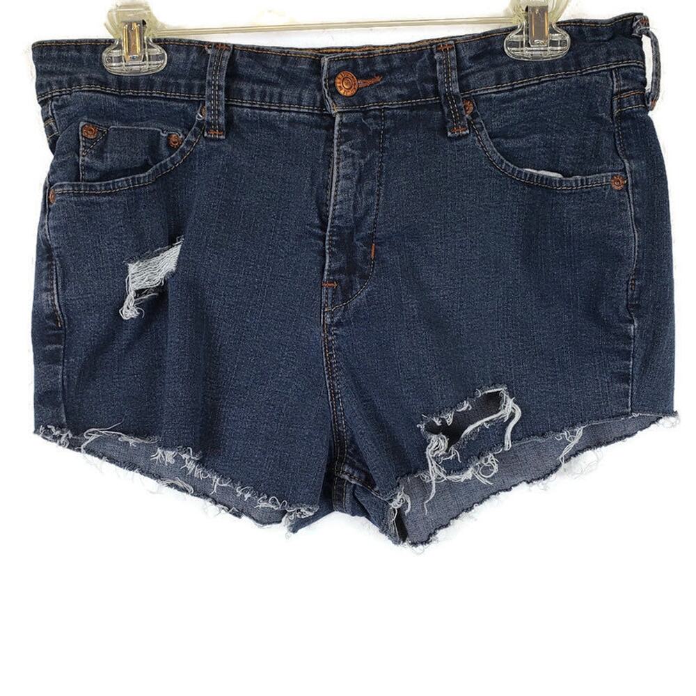 Levi's Signature Hi-Rise Cut-Off Mom Jean Shorts Size 12